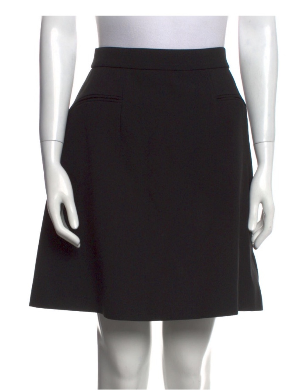 Alexander McQueen Black A-Line Skirt